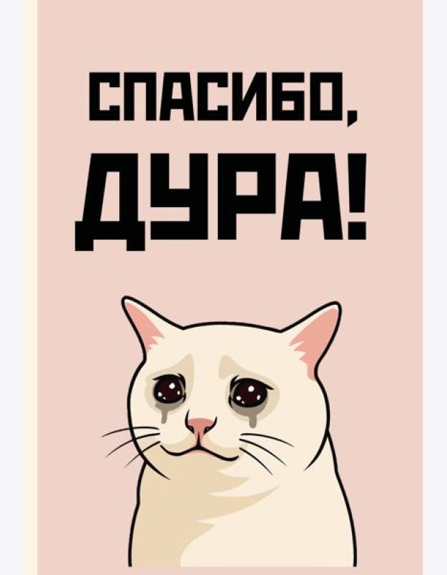 Спасибо, дура! Ежедневник недатированный (А5, 72 л.)