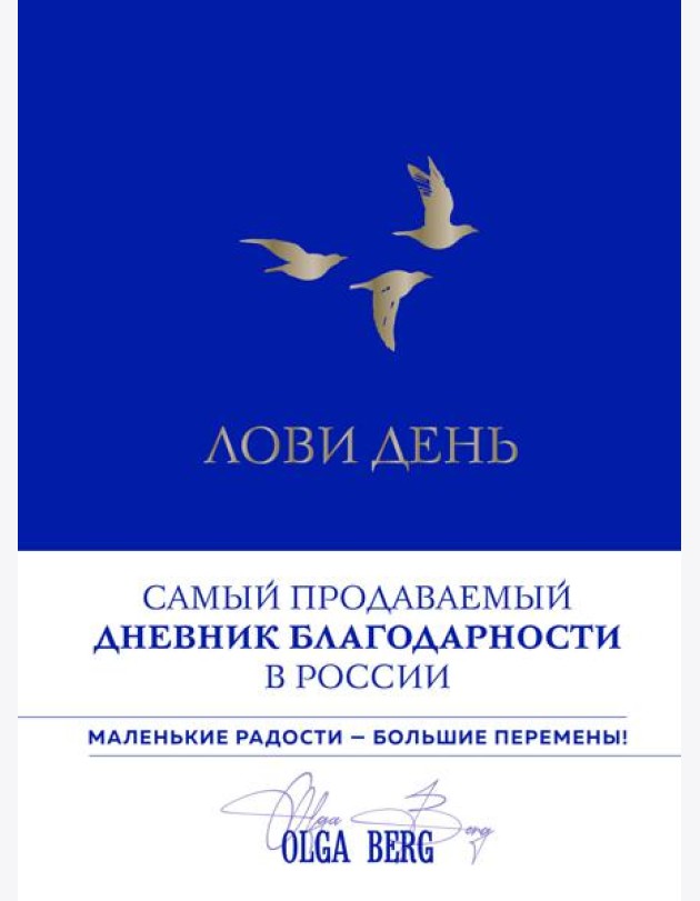 Лови день. Дневник благодарности (подарочное оформление с золотой фольгой)