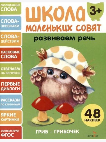 Школа маленьких совят 3+ Развиваем речь