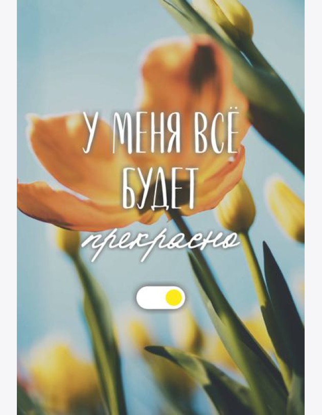 У меня все будет прекрасно. Ежедневник недатированный (А5, 72 л.)