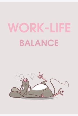WORK-LIFE BALANCE. Ежедневник недатированный (А5, 72 л.)