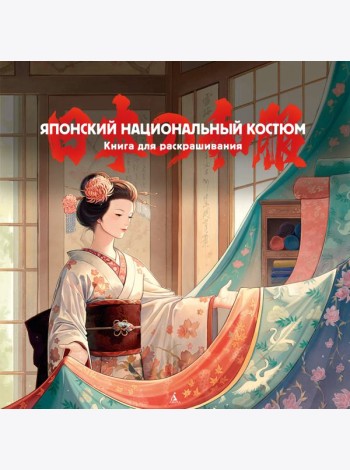 Японский национальный костюм. Книга для раскрашивания
