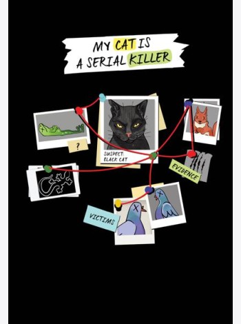 Блокнот My Cat Is a Serial Killer (А5, 144 стр., черный кот)