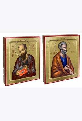Икона Петра, апостола; Икона Павла, апостола (комплект из 2-х икон)