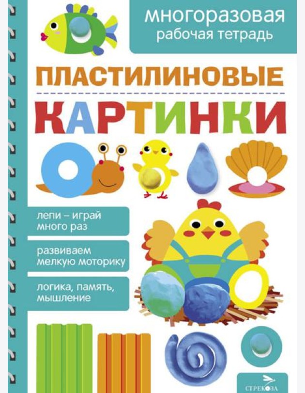 Пластилиновые картинки. МНОГОРАЗОВЫЕ РАБОЧИЕ ТЕТРАДИ