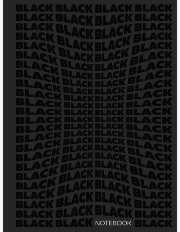 КанцПроф-П MyArt. Блокнот в линию Total Black. Black 2