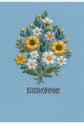 Вдохновение. Ежедневник недатированный (А5, 72 л.)