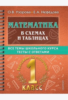 Математика в схемах и таблицах. Все темы школьного курса 1 класса с тестами