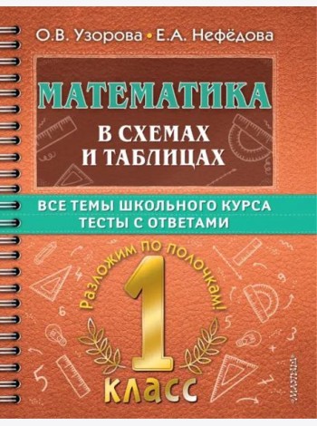 Математика в схемах и таблицах. Все темы школьного курса 1 класса с тестами