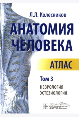 Анатомия человека. Атлас. В 3 томах. Том 3. Неврология, эстезиология