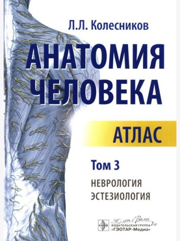 Анатомия человека. Атлас. В 3 томах. Том 3. Неврология, эстезиология