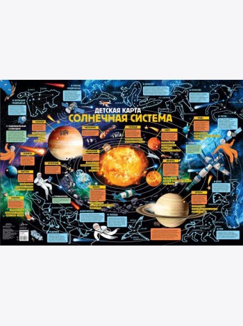 Детская карта. Солнечная система
