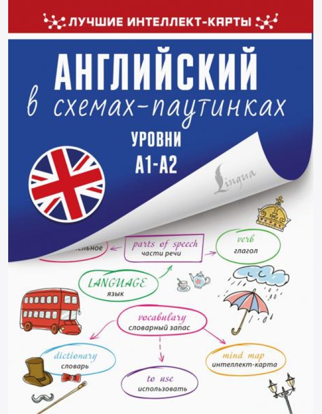 Английский в схемах-паутинках. Уровни А1-А2