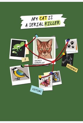 Блокнот My Cat Is a Serial Killer (А5, 144 стр., рыжий кот)