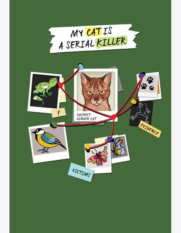 Блокнот My Cat Is a Serial Killer (А5, 144 стр., рыжий кот)