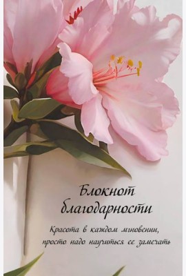 Блокнот благодарности. Красота в каждом мгновении, просто надо научиться ее замечать