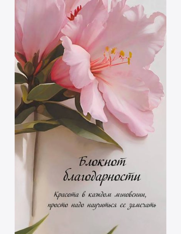Блокнот благодарности. Красота в каждом мгновении, просто надо научиться ее замечать