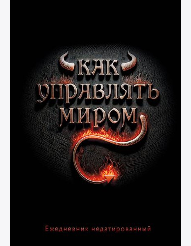 Как управлять миром. Ежедневник недатированный (А5, 72 л.)