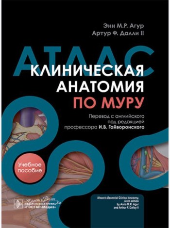 Клиническая анатомия по Муру: Учебное пособие, атлас