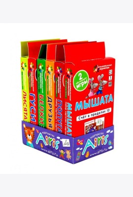 Математика. Комплект занимательных карточек. ( 6 игровых наборов по 48 карточек + инструкция)