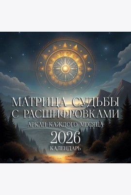 Матрица судьбы с расшифровками. Аркан каждого месяца. Календарь на 2026