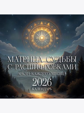 Матрица судьбы с расшифровками. Аркан каждого месяца. Календарь на 2026