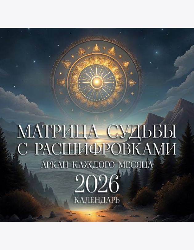 Матрица судьбы с расшифровками. Аркан каждого месяца. Календарь на 2026