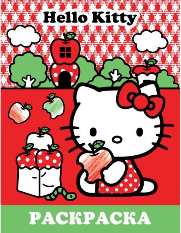 Hello Kitty. Раскраска
