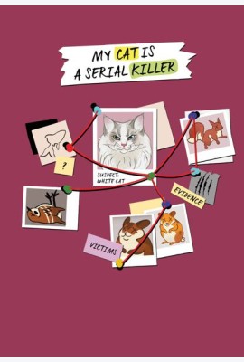 Блокнот My Cat Is a Serial Killer (А5, 144 стр., белый кот)