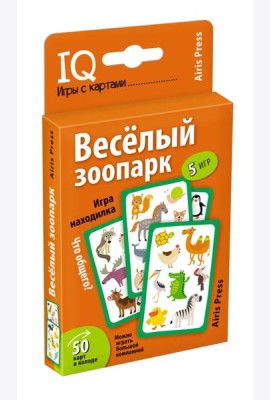 Умные игры с картами. Веселый зоопарк. Игра находилка