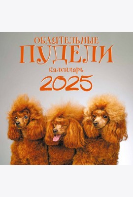 Обаятельные пудели. Календарь настенный на 2025 год (300х300 мм)