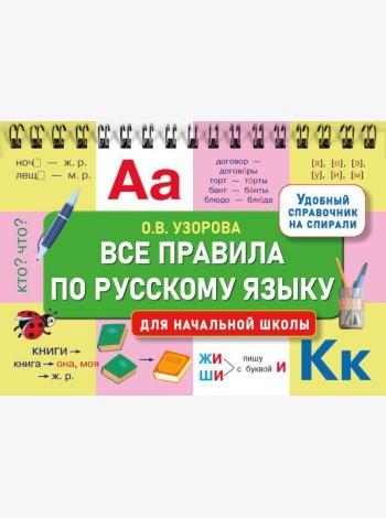 Все правила по русскому языку для начальной школы
