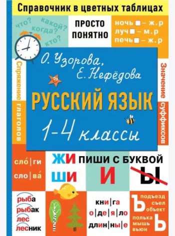 Русский язык. 1-4 классы. Справочник в цветных таблицах