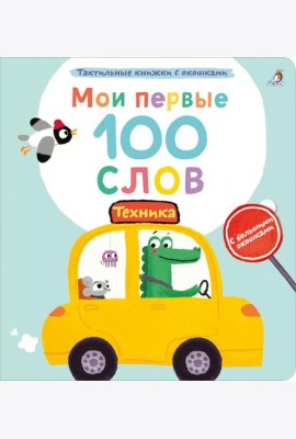 Мои первые 100 слов с большими окошками. Техника