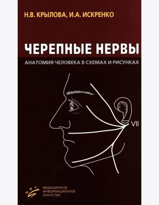 Черепные нервы: Анатомия человека в схемах и рисунках: Атлас-пособие. 6-е изд