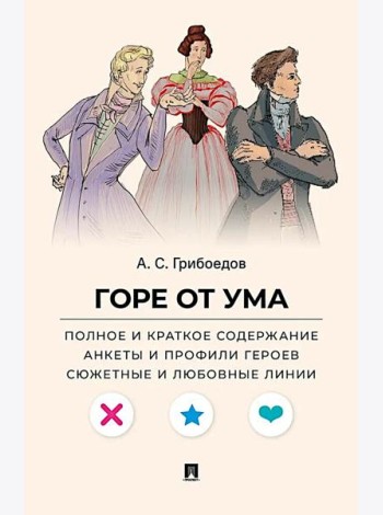 Горе от ума. Полное и краткое содержание. Анкеты и профили героев. Сюжетные и любовные линии