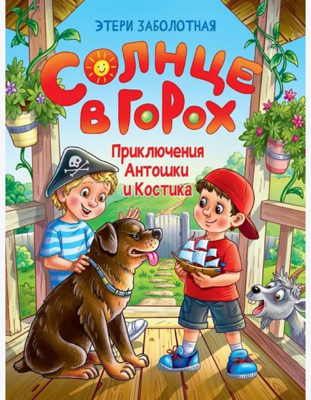 СОЛНЦЕ В ГОРОХ. Приключения Антошки и Костика, глянц.ламин 172х220