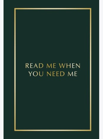 Блокнот с подсказками для писем любимому человеку. Read Me When You Need Me. Напишите, упакуйте, подарите!
