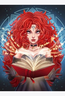 БЛОКНОТ ТОЧКАБУК Witch Girls. РЫЖАЯ ВОЛШЕБНИЦА