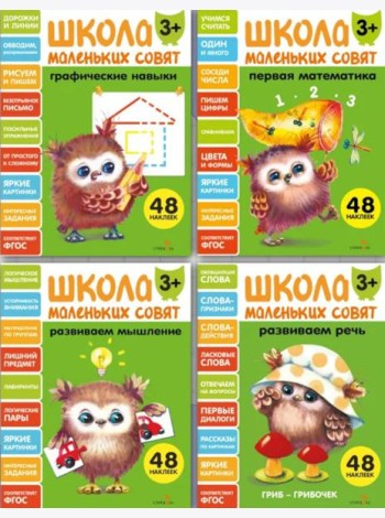 Школа маленьких совят 3+ (Ассорт.2)