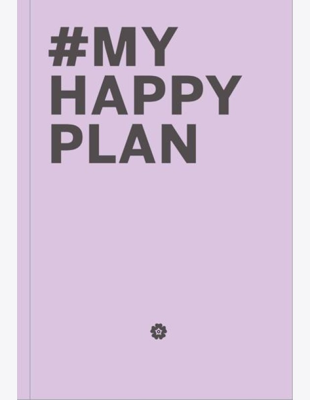 My Happy Plan (Лавандовый) (большой формат 165х240, лента ляссе, серебряная резинка)