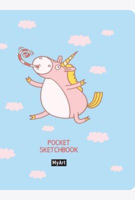 КанцПроф-П My Art. Pocket скетчбук. Единорог