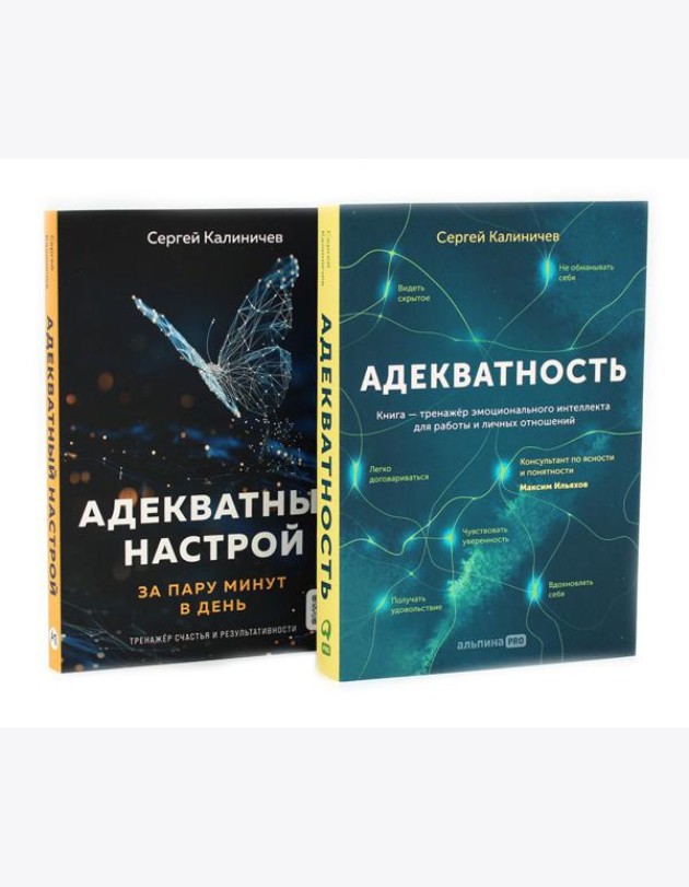 Адекватность; Адекватный настрой за пару минут в день: Тренажер (комплект из 2-х книг)