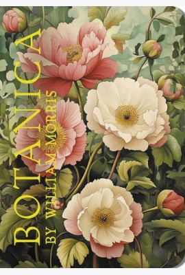 Блокнот BOTANICA by William Morris (пионы на зеленом фоне)