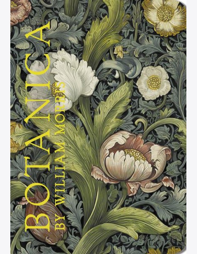 Блокнот BOTANICA by William Morris (белые и розовые цветы)