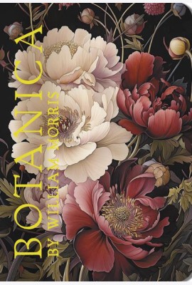 Блокнот BOTANICA by William Morris (пионы на темном фоне)