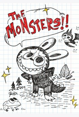 The Monsters. Тетрадь в клетку общая (Лабубу и лягушонок, А5, 48 л.)