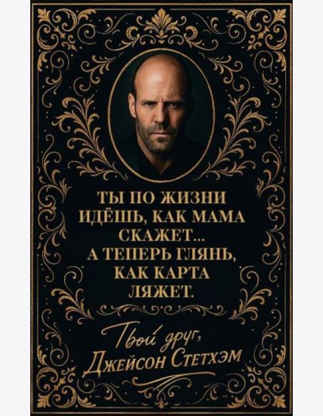 Метафорические карты от Джейсона Стетхэма. 40 карт-мудростей для укрепления пацанского духа