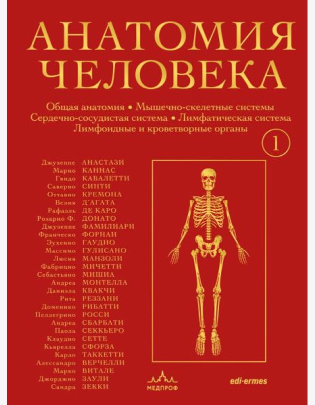 Анатомия человека. Эксклюзивное издание с 50-летней историей. Том 1