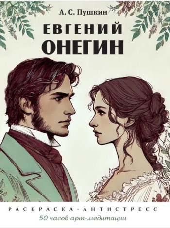 Пушкин А.С. Евгений Онегин: раскраска-антистресс